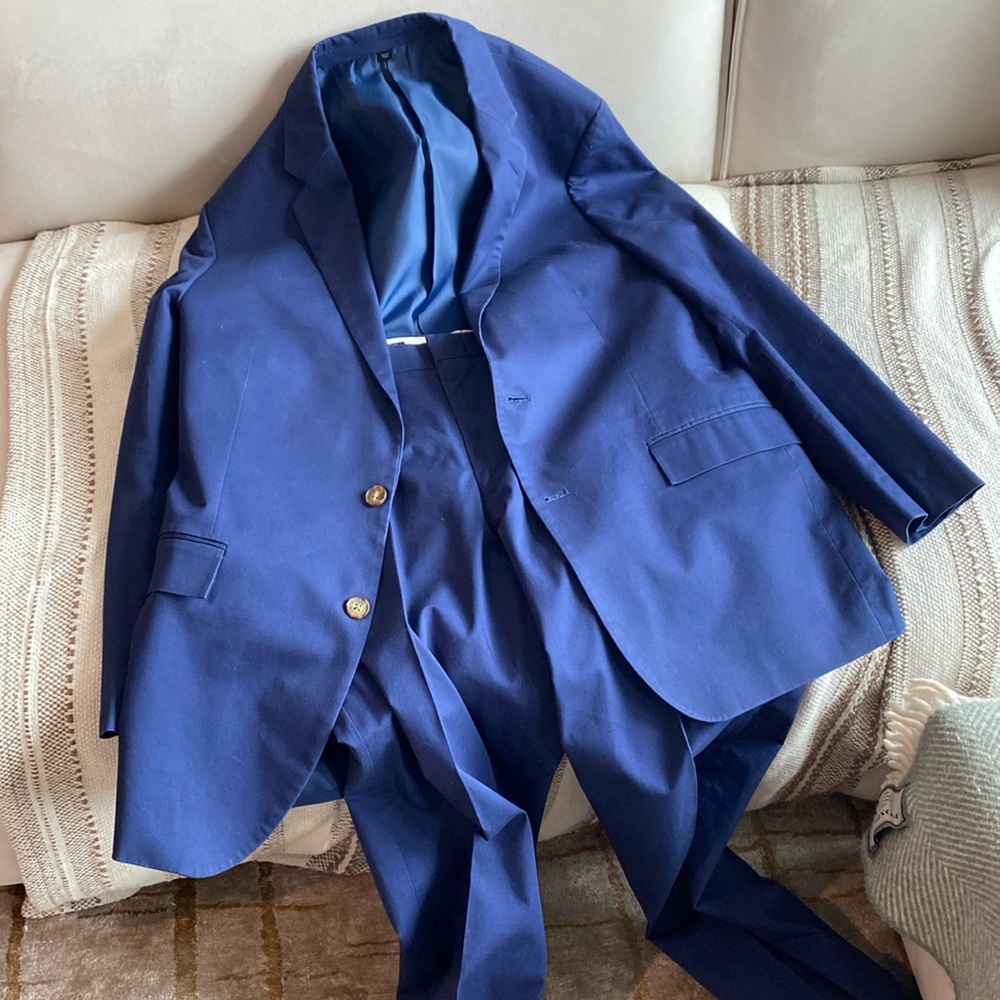 J Crew Thompson 2-Button Suit (44L / 36W)